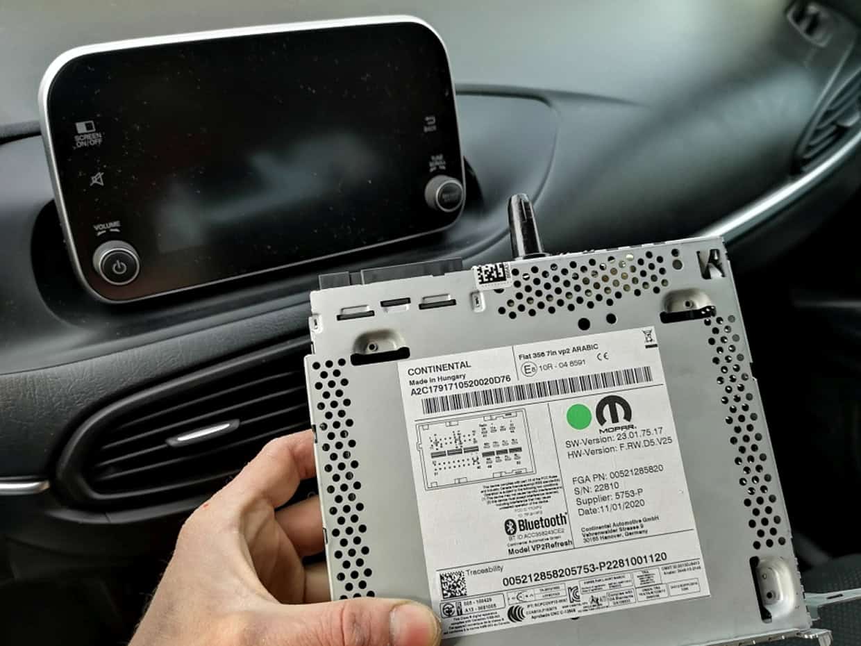 Fiat Tipo 2020 montaż Android Auto